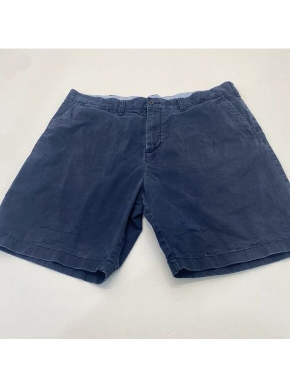 Tommy Hilfiger Shorts Mens Size 40 Navy Dark Blue Flat Front Cotton TH Chino